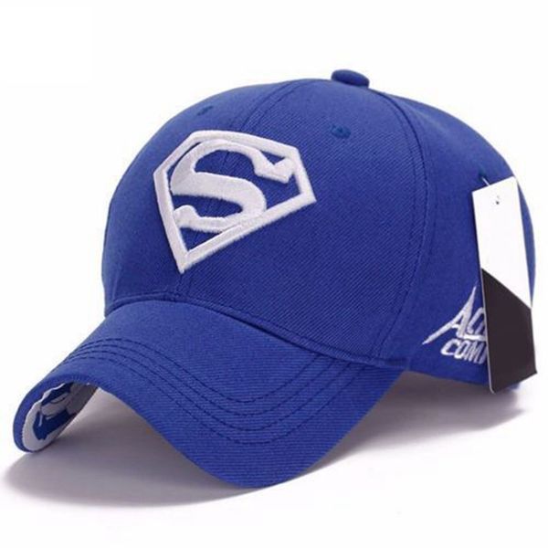

men and women hat adjustable running caps spring summer outdoor superman hip-hop stretch hat outdoor, Black;white