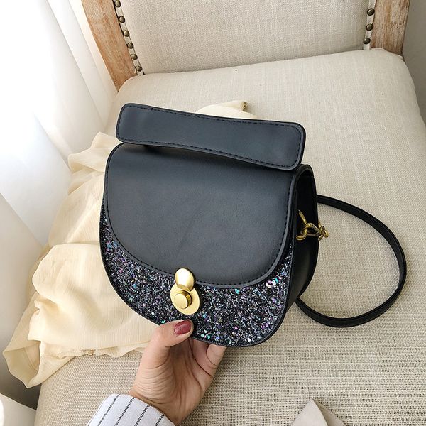 

женский crossbody сумка женщины 2020 качество кожа pu сумки мешком главная дамы блесток плечо сумка