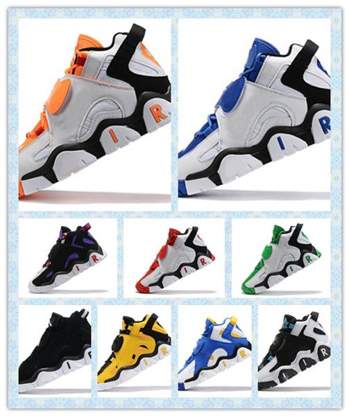 

2019 barrage mid qs uptempo mens outdoor sport shoes goam posites one penny hardaway pippen designer sneakers