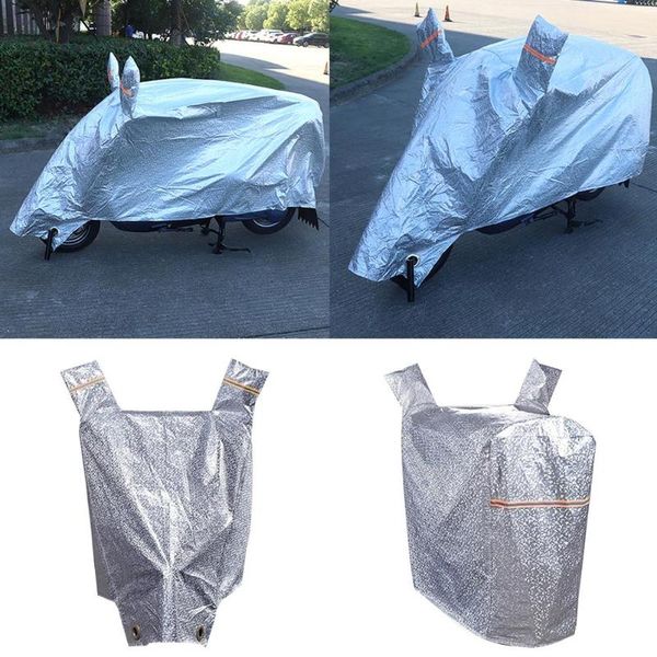 

1pc anti-uv dust proof cover bike rain coat durable pe aluminum foil waterproof outdoor motorcycle suitable for all motorcycle