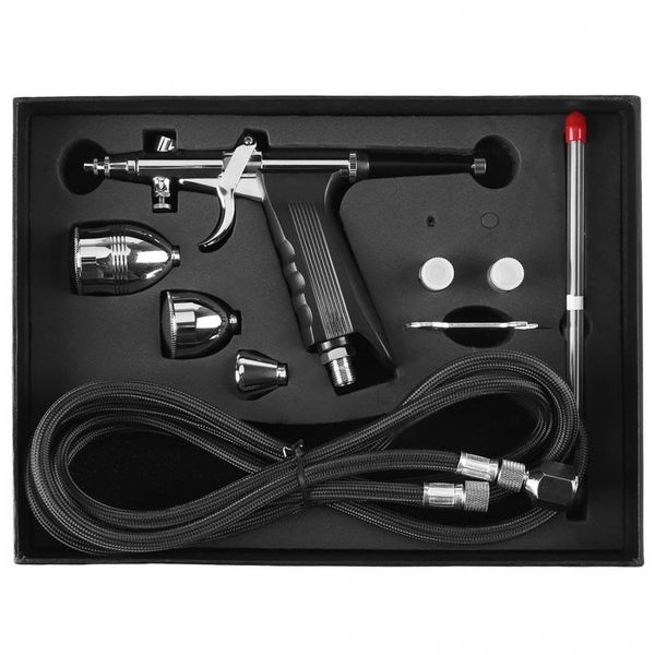 

washer gravity paint spray gun airbrush 0.3mm 0.5mm 0.8mm nozzles cups set kit dropshipping