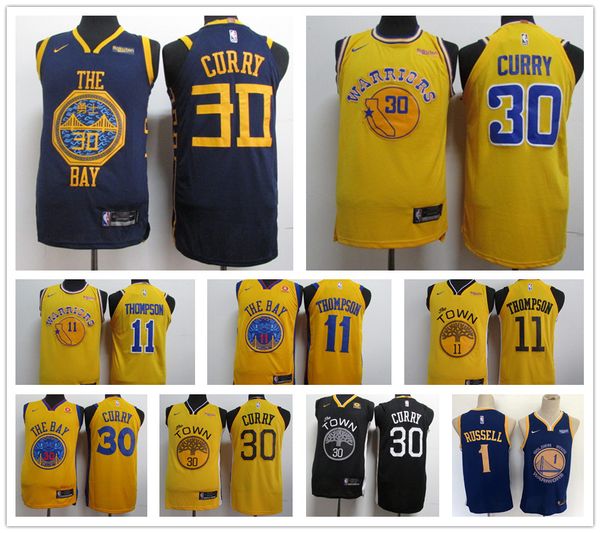 

Men 039 teph tephen 30 curry jer ey golden dangelo d 039 angelo 1 ru ell tate 4 klay 11 warrior thomp on 100 titched ba ketball je