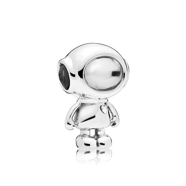 

robot charm bead fashion women jewelry stunning design european style fit for diy bracelet panza004-47, Bronze;silver