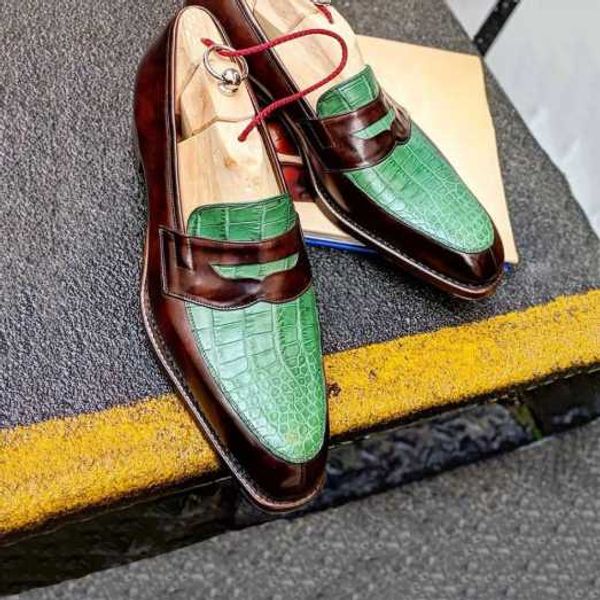 

men pu leather fashion shoes low heel loafers shoes dress brogue spring ankle boots vintage classic male casualyk412, Black