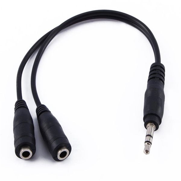 3,5-mm-Stecker auf Buchse, Kopfhöreranschluss, Splitter, Audio-Adapterkabel, Aux-Konvertierungskabel