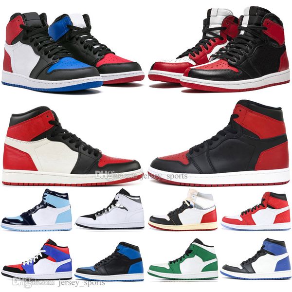 

2019 1 og banned bred toe black spider-man unc 1s 3 mens basketball shoes no for resale chicago royal blue men sports designer sneakers