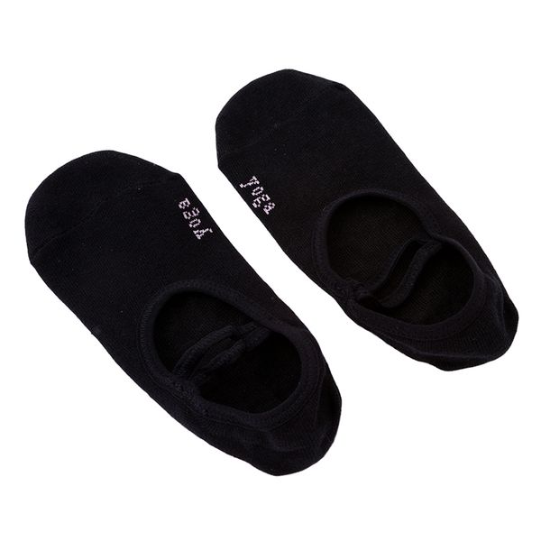 

anti slip bandage slipper women anti slip cotton cycling socks ladies pilates socks ballet heel protector professiona socks, Black;white