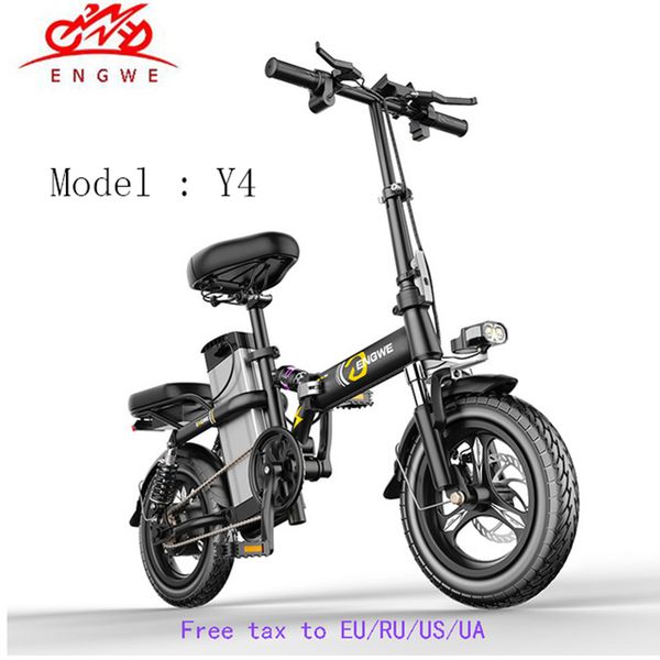 

новый умный складной электрический велосипед 14-дюймовый мини-электрический велосипед 48v 21a/32a lg big battery city ebike 350w мощный горн, Silver;blue