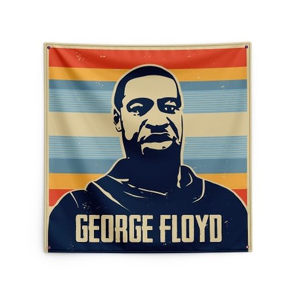 

150*150cm i cant breathe blanket george floyd printing tapestry black lives matter household wall banner #qa36702