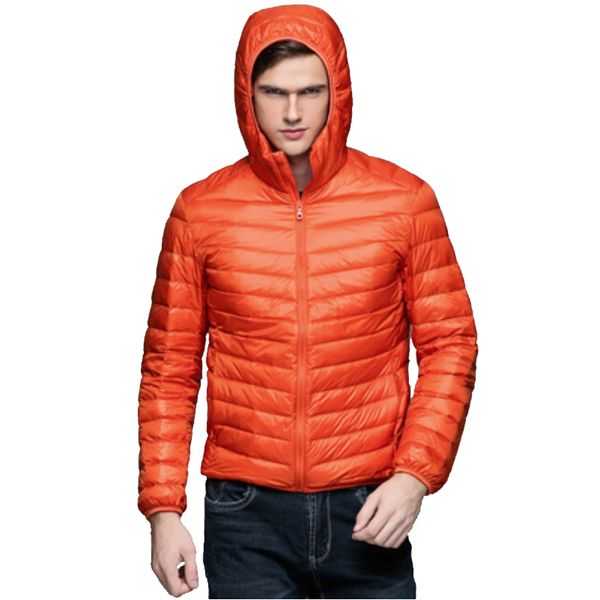

s-7xl jacket men autumn winter ultralight jacket male feather casual, Black;brown