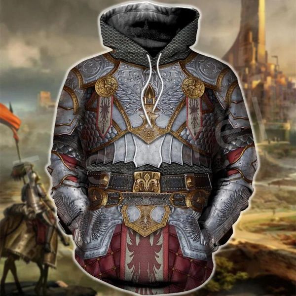 

тамплиеры броня пуловер newfashion harajuku tracksuit 3dfullprint zipper / толстовки / блуза / куртка / мужчины / женщины s-4, Black