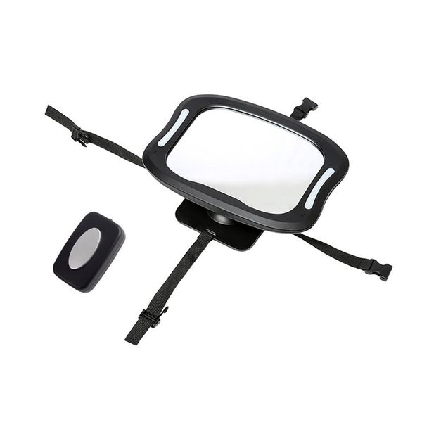 

new car rear view mirror child-assisted remote control light viewing mirror child safety seat rear view mirror baby product