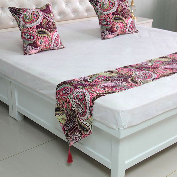 

nordic countryside style bedspread phoenix crassifolia bed runner bedding scarf wedding home l bedroom decorative bed cover