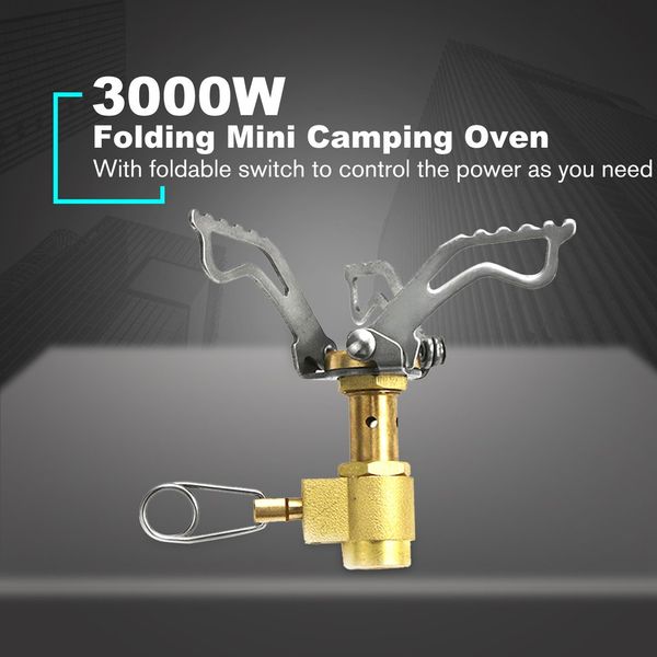 

outdoor stove folding mini camping oven survival furnace stove 3000w pocket picnic cooking gas burner cooker