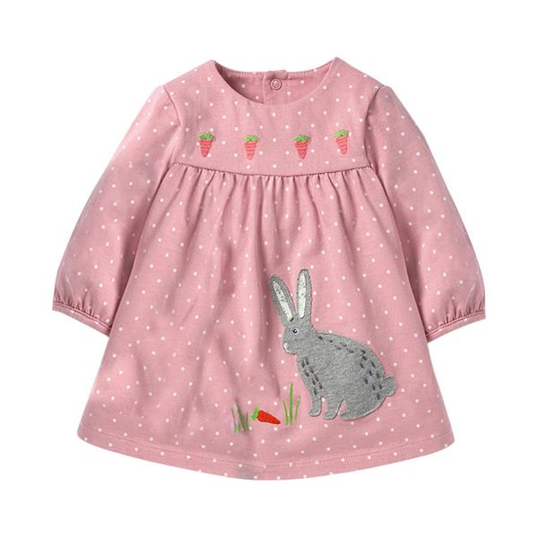

little maven 2-7years baby kids girls animal applique dress for children's kids малыш девушки с длинным рукавом элегантное осеннее платье y2, Red;yellow