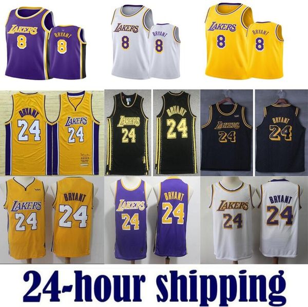 

new los angeleslakers jersey 8kobebryant jerseys retro basketball jersey mitchell & ness yellow rookie swingman sleeveless jersey, Black;red