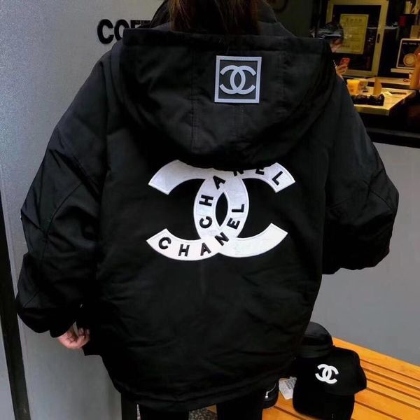 

velvet cotton jacket short winter size slimming loose baseball jacket fashion warm couple style cotton-padded jacket, Black
