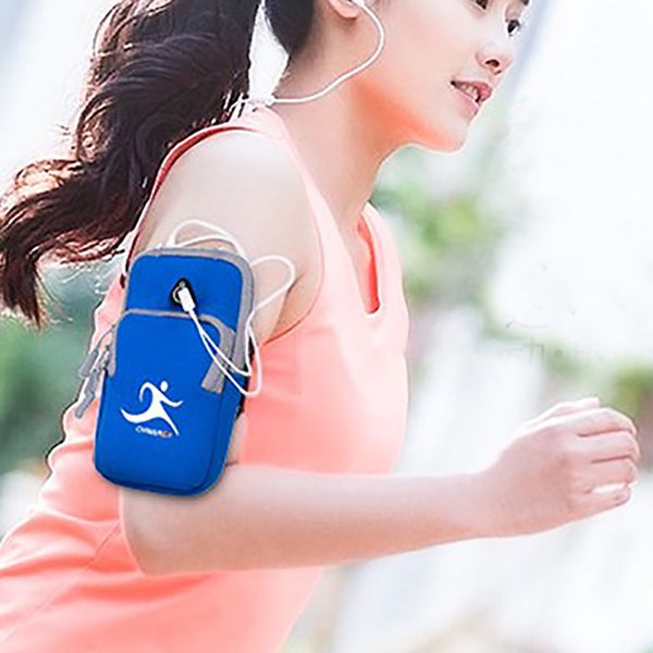 

outdoor arm pack waterproof and breathable mobile phone bag headphone arm with fitness wrist bag women and men waist packs