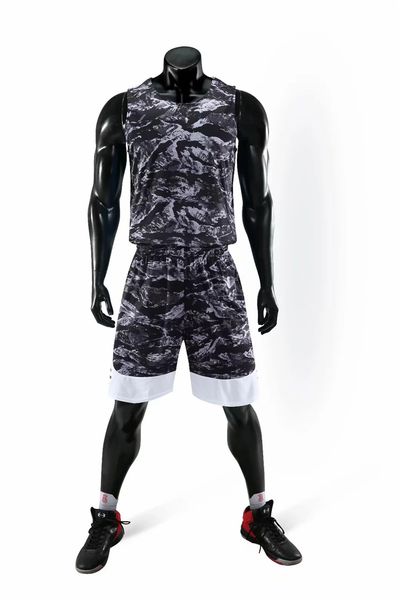 

good basketball sets sport jersey new style 92, Black;red