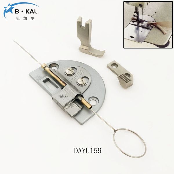 

dayu159 pull dark ear drum winder single needle lockstitch machine belt turning pull cylinder beader, Black