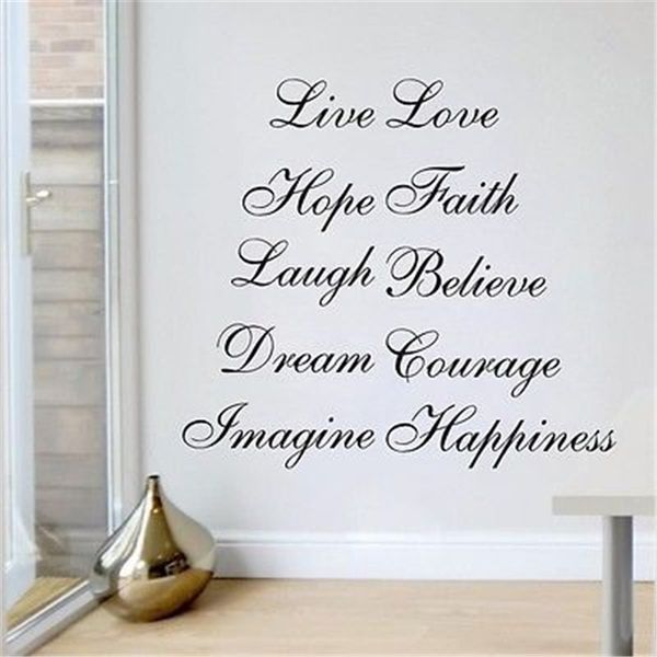 

quote words decal vinyl wall stickers removable diy home room decor mural art quote words decal vinyl wall stickers removable diy home room
