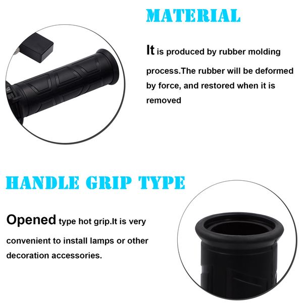 

electric motorcycle heated grips handlebar keep hands warm for motorbike bike atvs vs998