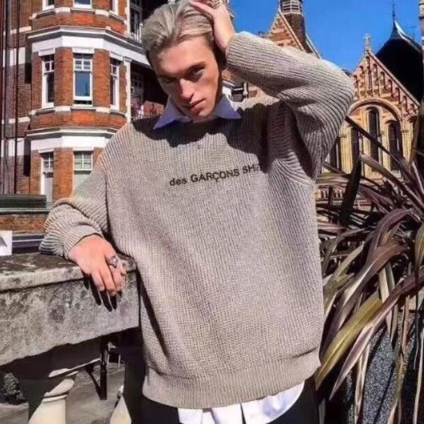 

18fw luxury european sweater joint pullover knit sweater warm fashion women and mens designer sweater hfbywy166, White;black