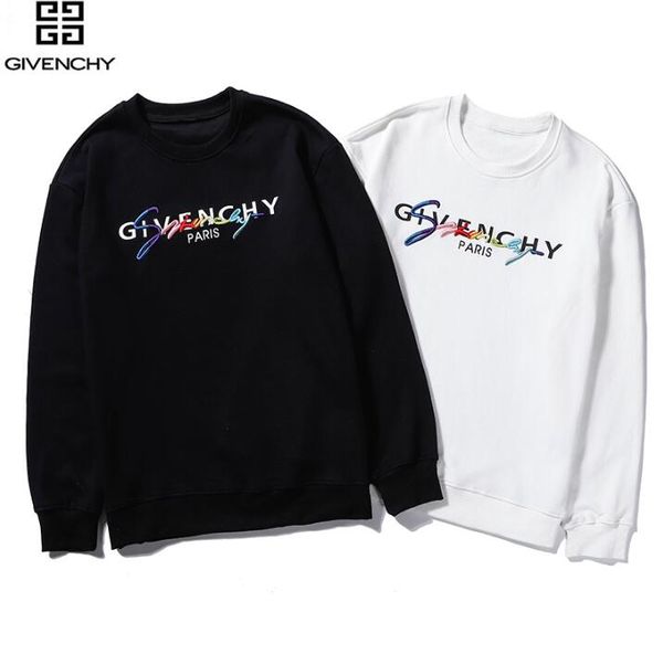 

europe paris men and women brand fashion designer hoodiesqt givenchy spring casual print luxury hoodies original designlovers clothing, Black