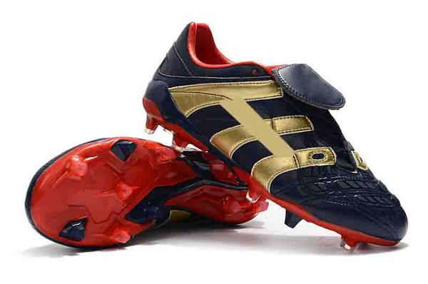 

predator accelerator 1998 electricity football shoes predator precision fg soccer cleats blackgold david beckham mania boots