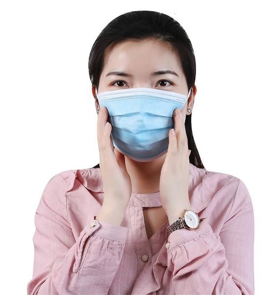 

face pm2.5 breathing safety non woven facare dhl ship mask elastic earloop masks approved n54 sjw4