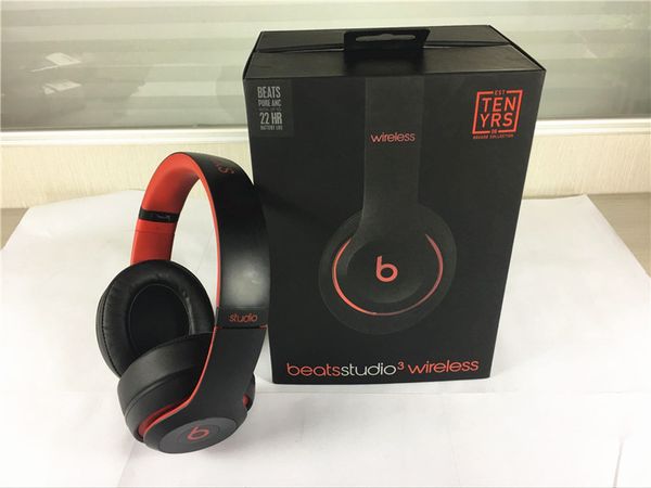 

High copy tudio 3 0 wirele headphone noi e cancelling ten yr port bluetooth headphone chri tma gift with retail box ealed dhl