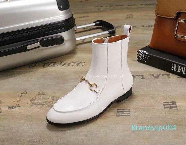 

2019 womens ankle boot martin winter cow leather platform ladies 75mm high heels casual shoes booties eur 35-40, Black