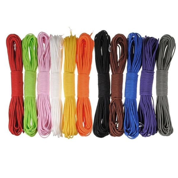 

31m paracord 550 parachute cord 100ft 4mm 7 strand paracord rope bundles lanyard rope black camping equipment survival kit