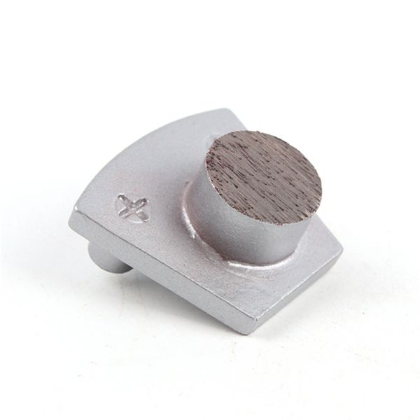 

kt63 two pins blank metal bond grinding shoes grinding block with single round segment for concrete terrazzo floor 12pcs