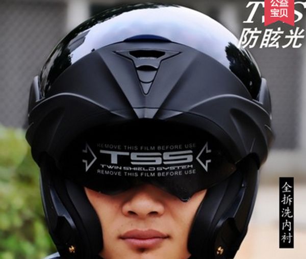 

casco capacetes double dual lens helmet motorcycle helmet full face helmets downhill racing helmets virtue-808 ing