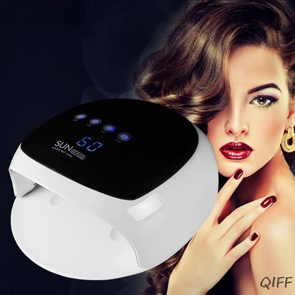 

48w uv led nail dryer lamp infrared sensor curing gel timer setting machine tool new