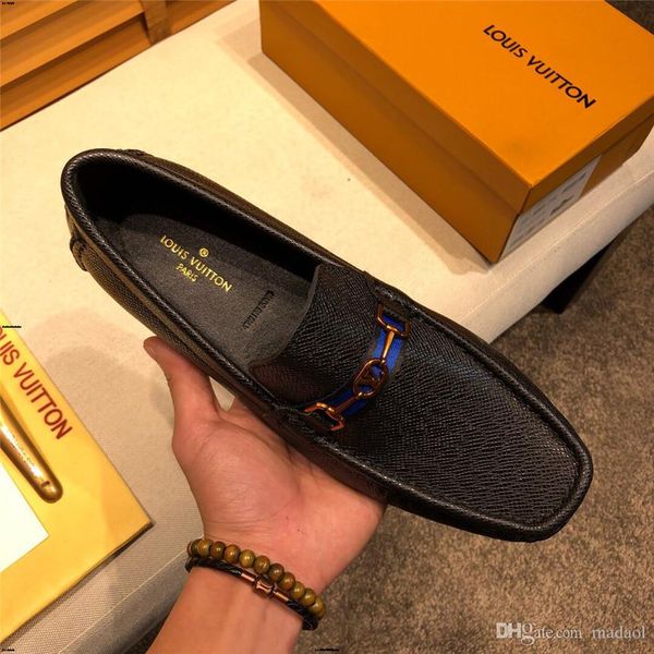

18ss italian men casual shoes luxury brands loafers 2020 designers boat shoes for men moccasins tassel loafers driving shoes yyy11, Black