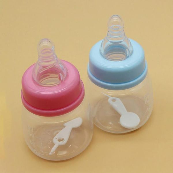 

baby bottles# 60ml feeding bottle born infant nursing milk fruit juice water bottles standard mouth silicone nipple pacifier