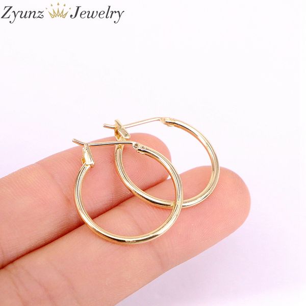 

10 pairs, 20mm, hoop earrings smooth circle earrings for women jewelry making, Golden;silver