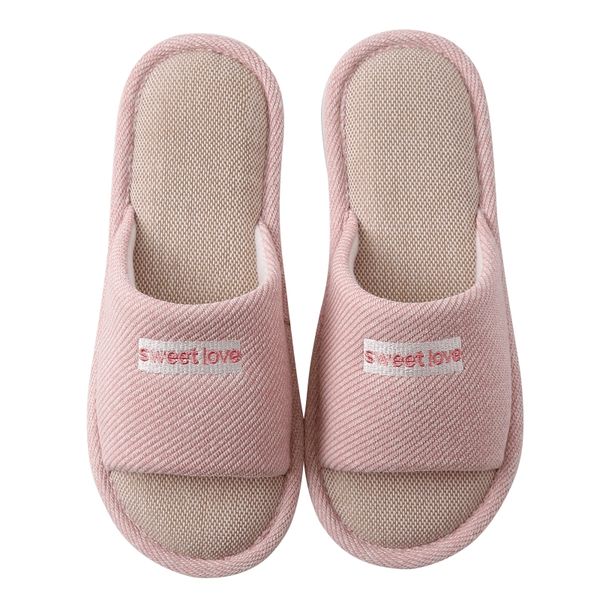 

shujin soft bottom house slippers cotton slippers with open toe memory foam for women easily foldable portable home shoes, Black;grey