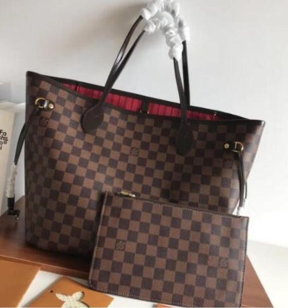 

Новый NEVERFULL Louis Vuitton LV женские сумки кожаная хозяйственная сумка сумка-мессенджер большой тотализатор наплечные клатчи