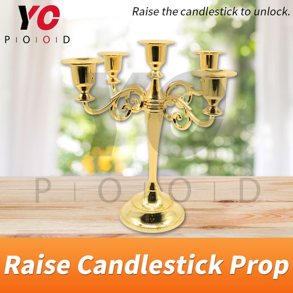 

raise candlestick prop yopood escape room just raise the wireless candlestick to unlock the 12v em lock takagism game supplier