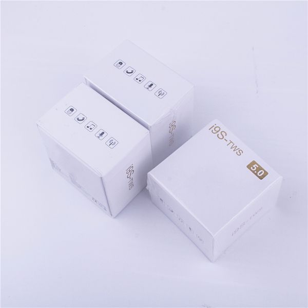 

i9s tws wireless bluetooth 5.0 headphones ture stereo earphones earbuds support pop up window with silicone case