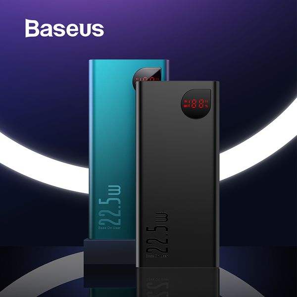 

baseus 10000mah power bank pd usb c fast charging qc 4.0 3.0 powerbank portable battery charger support supercharge poverbank