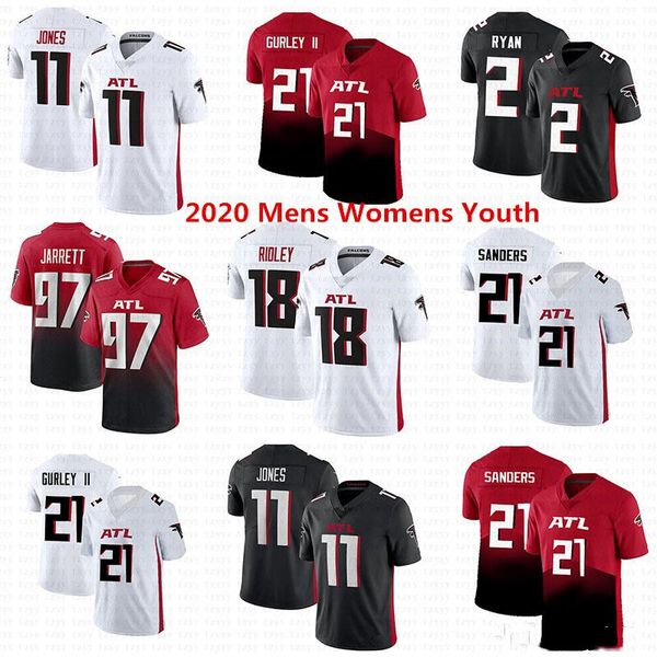 

custom womens youth mens todd atlantas gurley ii julio jones falcon nfc keanu neal matt ryan deion sanders grady jarrett, Black;red