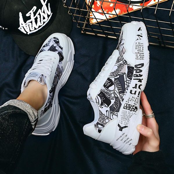 

height increasing men's sneakers men shoes sport running shoes men's sports footwear white male tennis platform giay male a-343