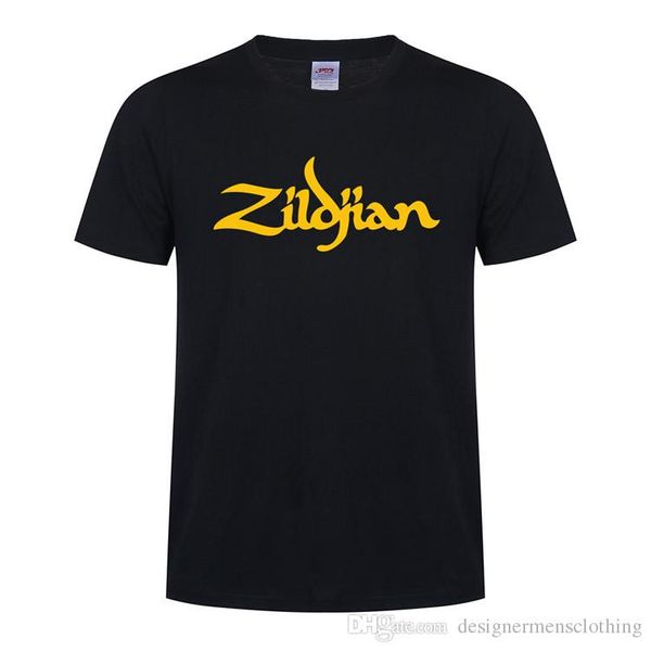 

zildjian rock tshirts mens summer rapper letters casual tees short sleeved tee, White;black
