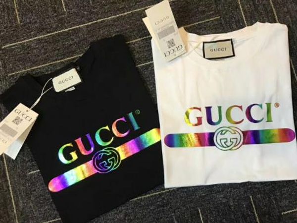 

New li ting 19 embroidery tee letter fa hion t hirt for men women g cotton woman ca ual t hirt hip hop clothing