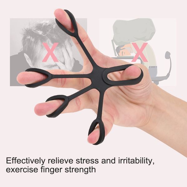 

2pcs/set silicone strength finger hand grip muscle power puller training exerciser ys-buy