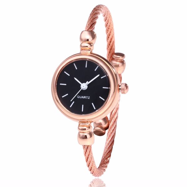 

bgg elegant ladies bracelet watch women new arrival gold & silver strap simple design casual wrist quartz watch female time, Slivery;brown